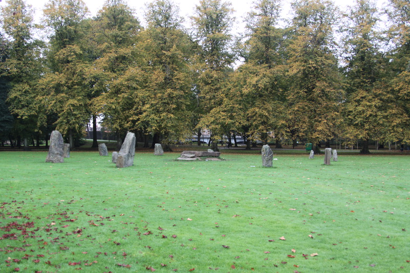 Standing stones in Bute Park